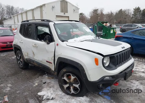 2021 Jeep Renegade Trailhawk 4X4 z USA, uszkodzony, nr VIN ZACNJDC12MPM74558